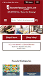Mobile Screenshot of discounteddesignerfabrics.com